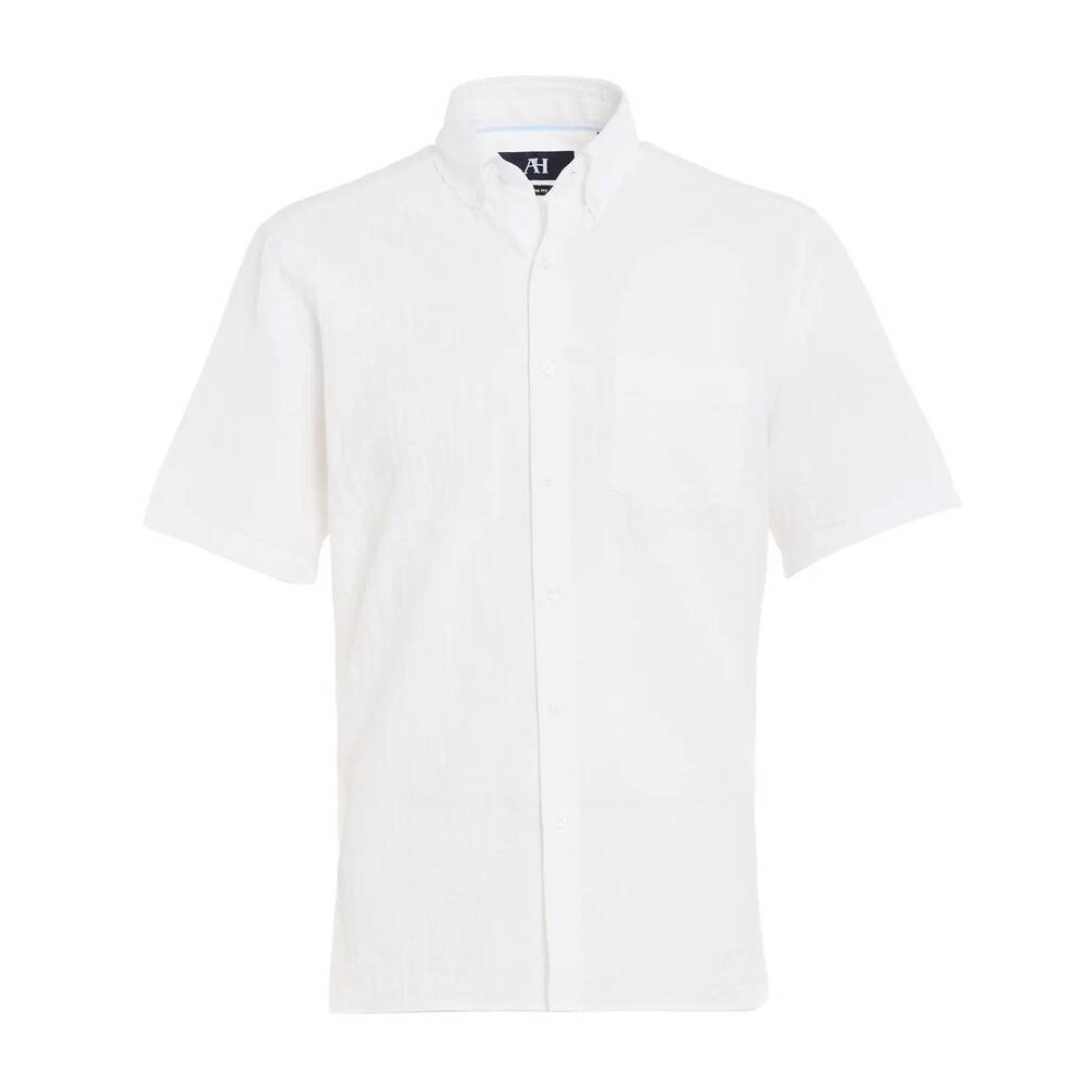 NEW AMERICAN HERITAGE men's capitola short sleeve shirt in white